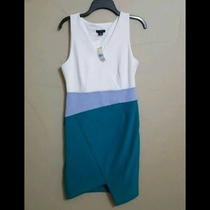 Modern color block dress